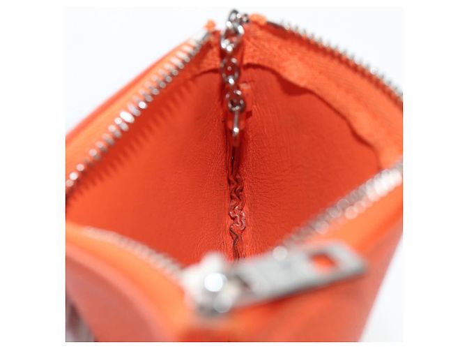 LOUIS VUITTON LV Aerogram Grained Leather Coin Purse M81032 LV Auth BA15781 Naranja - vista 20