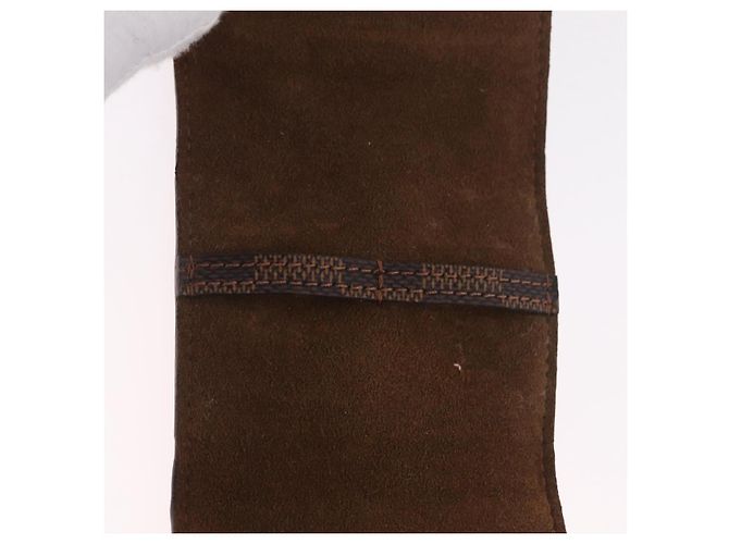 LOUIS VUITTON Gemelli Cadena Eclair Cuffs Ag925 M64601 Auth 206939 D'oro Damier ebene - vista 10