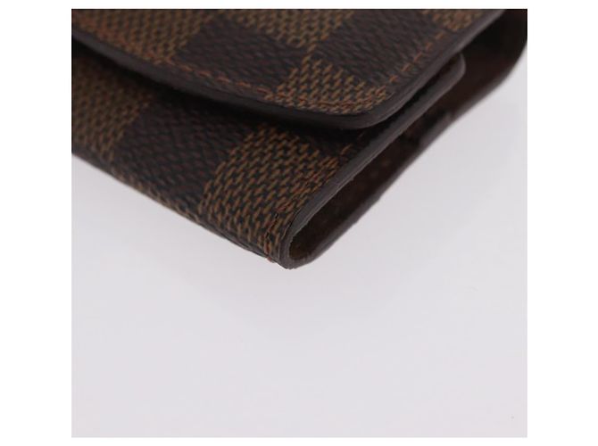 LOUIS VUITTON Gemelli Cadena Eclair Cuffs Ag925 M64601 Auth 206939 D'oro Damier ebene - vista 14