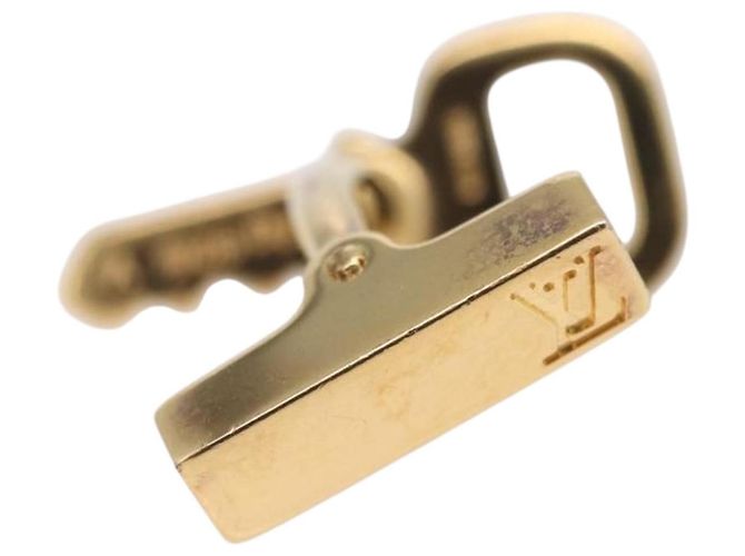 LOUIS VUITTON Gemelli Cadena Eclair Cuffs Ag925 M64601 Auth 206939 D'oro Damier ebene - vista 19