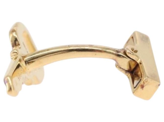 LOUIS VUITTON Gemelli Cadena Eclair Cuffs Ag925 M64601 Auth 206939 D'oro Damier ebene - vista 22