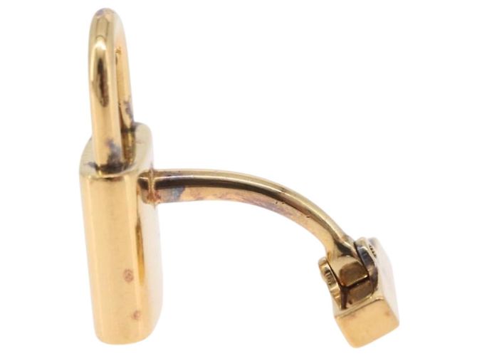 LOUIS VUITTON Gemelli Cadena Eclair Cuffs Ag925 M64601 Auth 206939 D'oro Damier ebene - vista 28