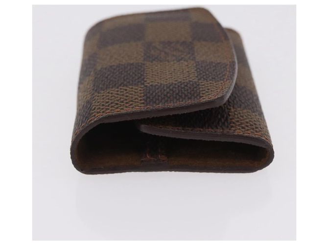 LOUIS VUITTON Gemelli Cadena Eclair Cuffs Ag925 M64601 Auth 206939 D'oro Damier ebene - vista 4