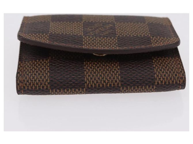 LOUIS VUITTON Gemelli Cadena Eclair Cuffs Ag925 M64601 Auth 206939 D'oro Damier ebene - vista 6