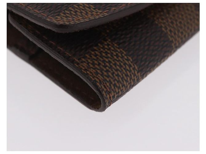 LOUIS VUITTON Gemelli Cadena Eclair Cuffs Ag925 M64601 Auth 206939 D'oro Damier ebene - vista 7