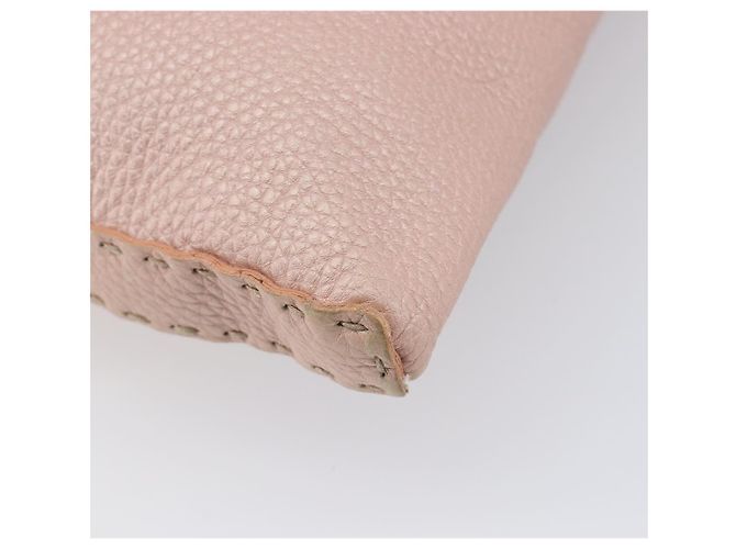 Borsa a tracolla FENDI Celeria in pelle rosa argento 8BT093 Auth BA16104 - vista 10