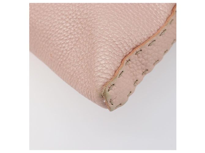 Borsa a tracolla FENDI Celeria in pelle rosa argento 8BT093 Auth BA16104 - vista 15