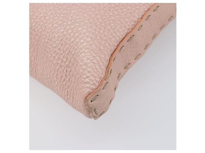 Borsa a tracolla FENDI Celeria in pelle rosa argento 8BT093 Auth BA16104 - vista 17