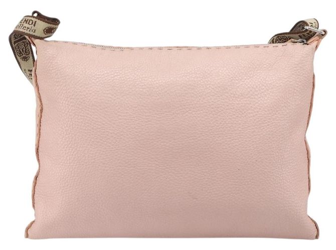 Borsa a tracolla FENDI Celeria in pelle rosa argento 8BT093 Auth BA16104 - vista 2