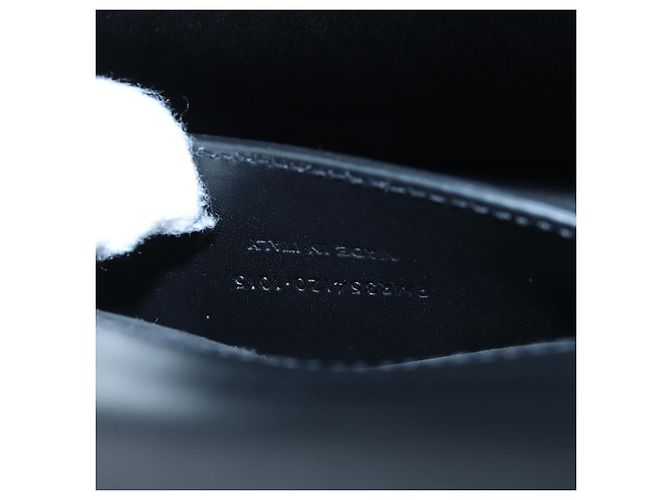 Autre Marque Borsa a tracolla con catena Saint Laurent in pelle nera e oro Auth BA16060V Nero D'oro - vista 12