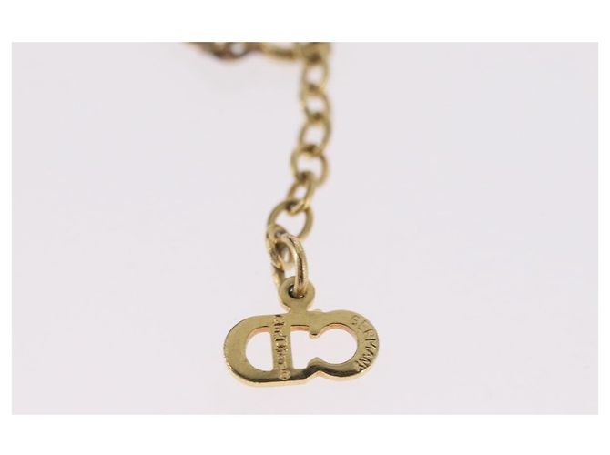 Collana Christian Dior Metallo Tono Oro Auth 206831 - vista 14