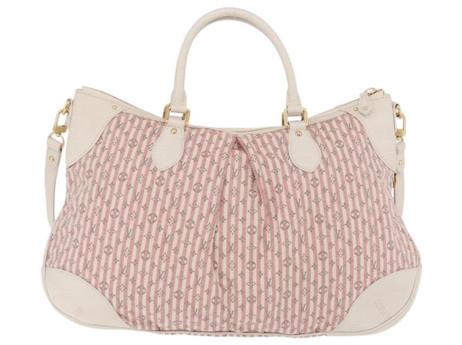 Borsa LOUIS VUITTON Mini Lin Marina GM Croisette 2way Rosa M95493 LV Auth 167757A - vista 2