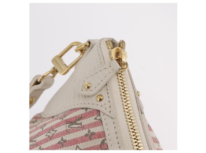 Borsa LOUIS VUITTON Mini Lin Marina GM Croisette 2way Rosa M95493 LV Auth 167757A - vista 23