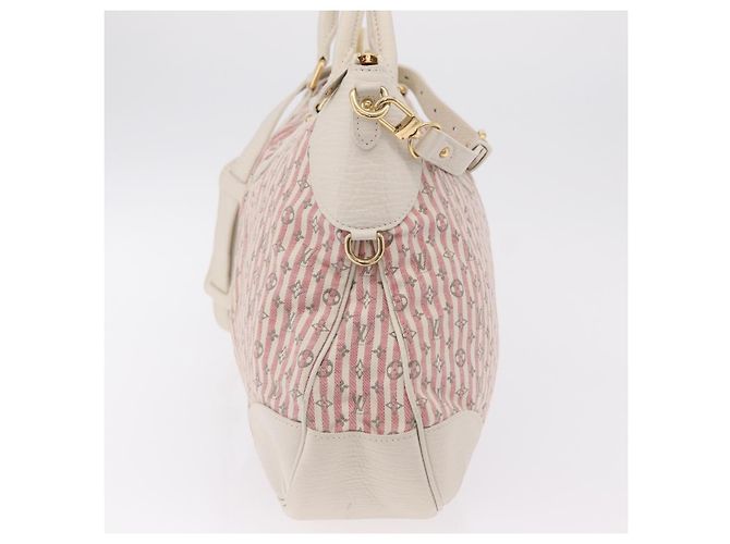 Borsa LOUIS VUITTON Mini Lin Marina GM Croisette 2way Rosa M95493 LV Auth 167757A - vista 4