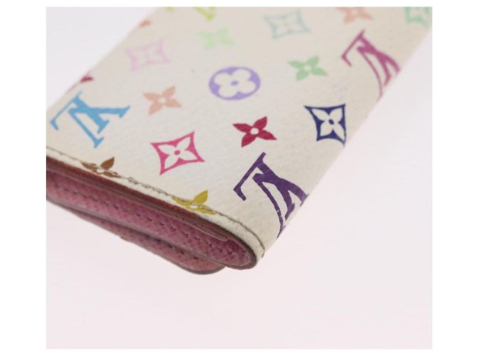 LOUIS VUITTON Monogram Multicolor Multicles 4 Key Case White M93731 Auth 206934 Bianco - vista 16