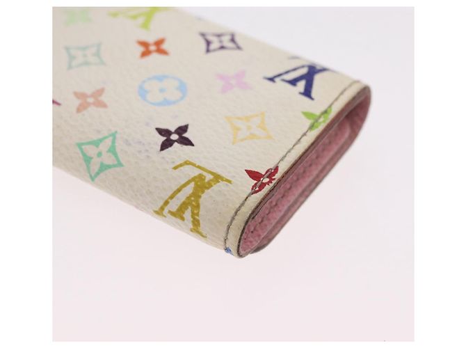 LOUIS VUITTON Monogram Multicolor Multicles 4 Key Case White M93731 Auth 206934 Bianco - vista 17