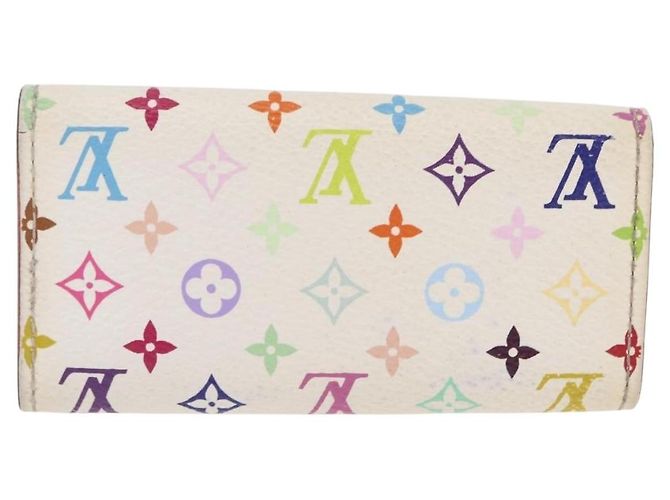 LOUIS VUITTON Monogram Multicolor Multicles 4 Key Case White M93731 Auth 206934 Bianco - vista 2