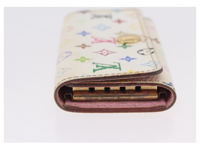 LOUIS VUITTON Monogram Multicolor Multicles 4 Key Case White M93731 Auth 206934 Bianco - vista 4