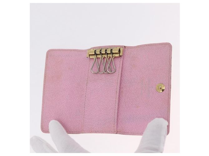 LOUIS VUITTON Monogram Multicolor Multicles 4 Key Case White M93731 Auth 206934 Bianco - vista 8