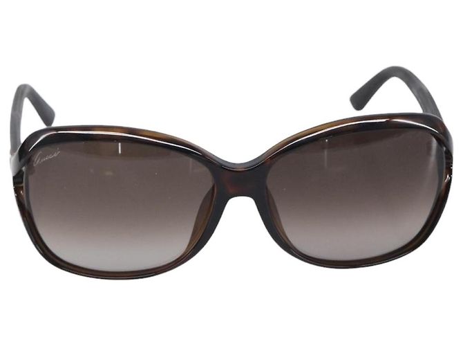 Gafas de sol GUCCI plástico Brown Auth 205498M Castaño - vista 13