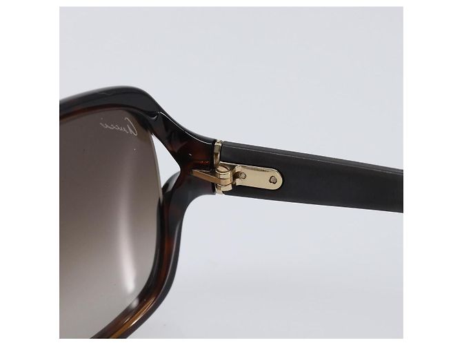 Gafas de sol GUCCI plástico Brown Auth 205498M Castaño - vista 8
