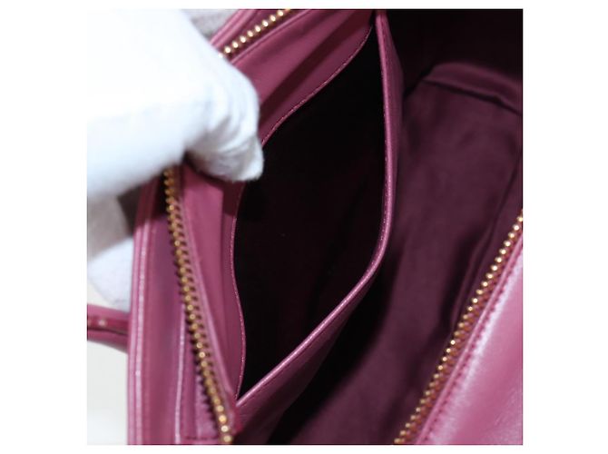 Miu Miu Hand Bag Leather 2way Pink Gold 5BA145 Auth am12700V Golden - view 28
