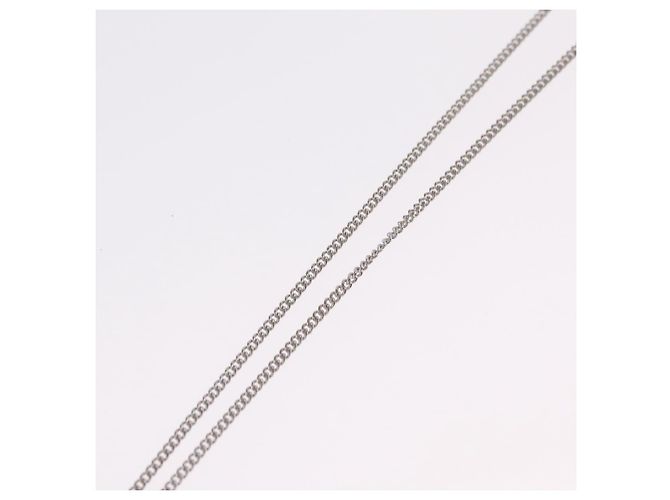 Christian Dior Halskette Metall Silber Auth 206834 - Ansicht 12