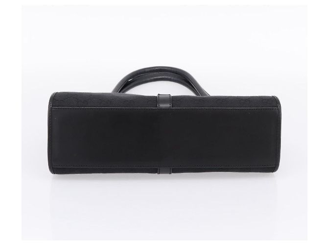 Borsa a Mano GUCCI GG Canvas Jackie Nero Argento 01719 Auth am12714M - vista 5