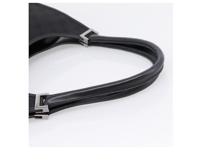 Borsa a Mano GUCCI GG Canvas Jackie Nero Argento 01719 Auth am12714M - vista 7