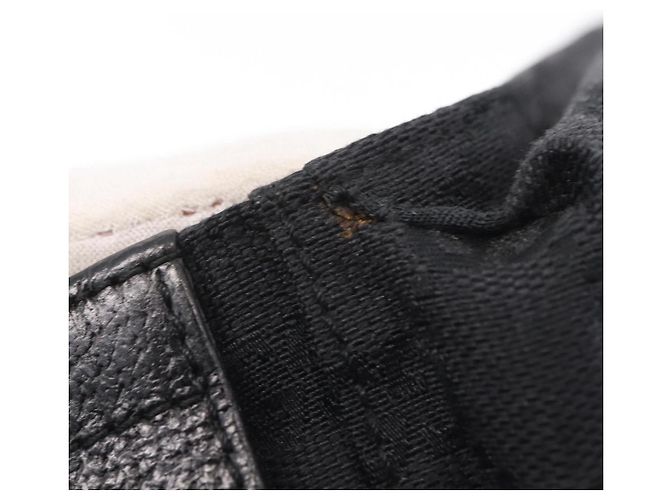 Borsello da vita GUCCI GG Canvas Nero Argento 28566 Auth BA16046A - vista 10
