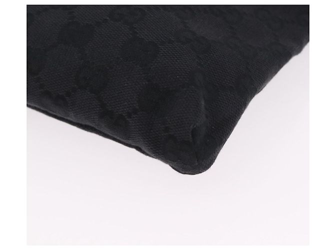Borsello da vita GUCCI GG Canvas Nero Argento 28566 Auth BA16046A - vista 16