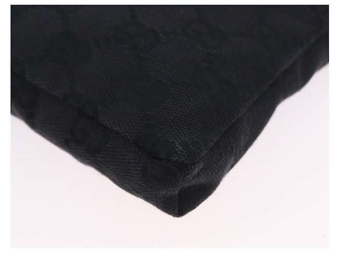 Borsello da vita GUCCI GG Canvas Nero Argento 28566 Auth BA16046A - vista 18
