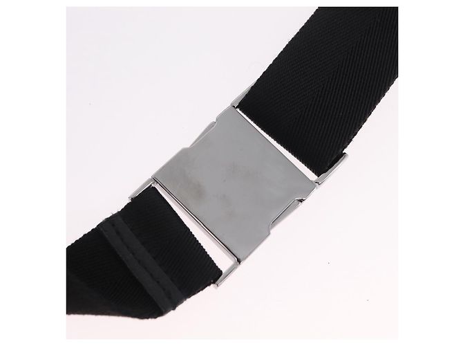 Borsello da vita GUCCI GG Canvas Nero Argento 28566 Auth BA16046A - vista 8