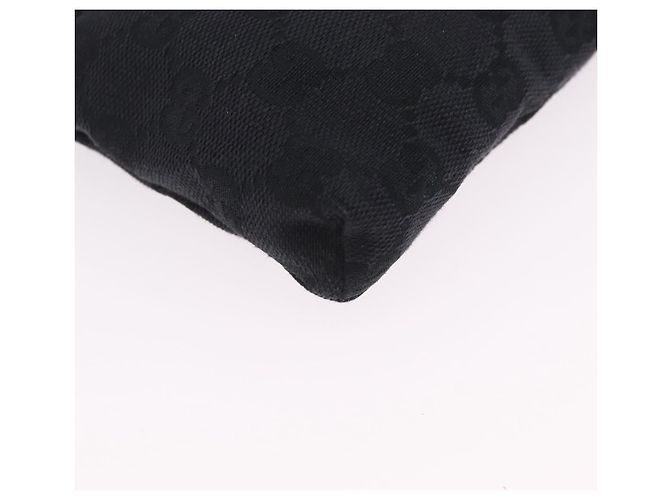 Borsello da vita GUCCI GG Canvas Nero Argento 28566 Auth BA16046A - vista 9