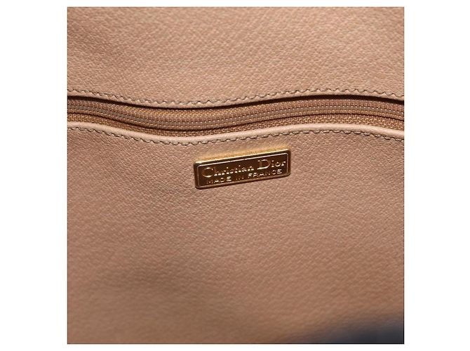 Borsa a tracolla Christian Dior Trotter PVC Nero Tono Oro Auth BA16105 - vista 19