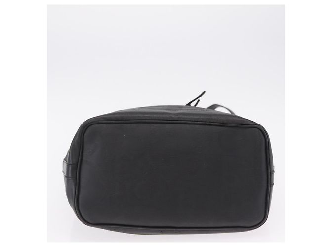 Borsa a tracolla Christian Dior Trotter PVC Nero Tono Oro Auth BA16105 - vista 6