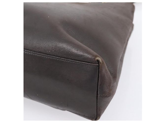 Borsa Tote a Catena CHANEL Pelle Nera Oro CC Auth BA16063 Nero D'oro - vista 16