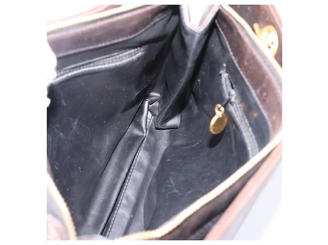 Borsa Tote a Catena CHANEL Pelle Nera Oro CC Auth BA16063 Nero D'oro - vista 20