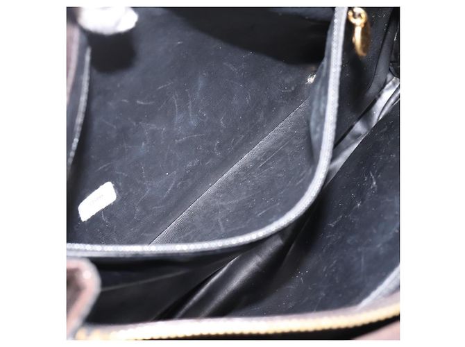 Borsa Tote a Catena CHANEL Pelle Nera Oro CC Auth BA16063 Nero D'oro - vista 22