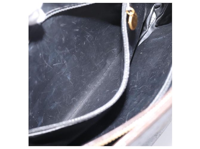 Borsa Tote a Catena CHANEL Pelle Nera Oro CC Auth BA16063 Nero D'oro - vista 24