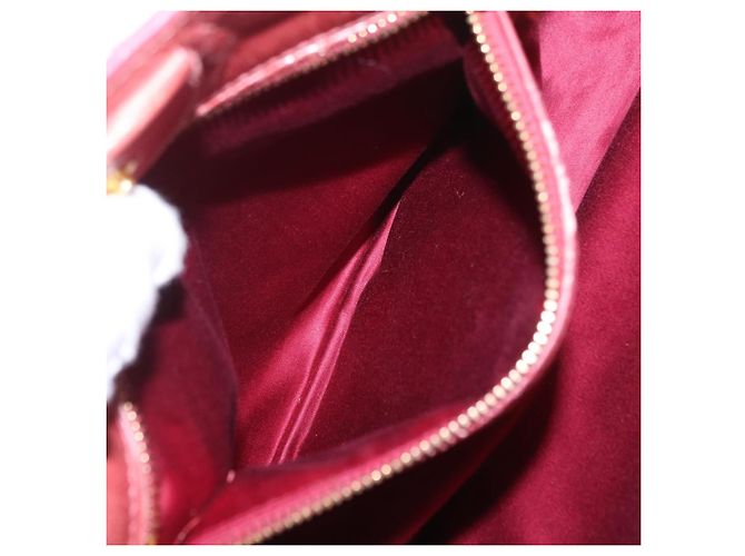 Bolsa de Mão Miu Miu em Couro 2way Rosa Ouro Auth 167648A Dourado - vista 38