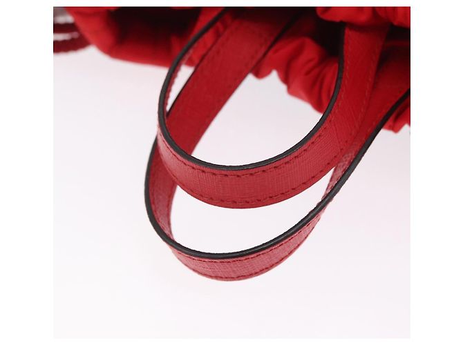 Zaino GUCCI GG Supreme Yuko Higuchi PVC Beige Red 550775 Auth 206696SAM Rosso - vista 7