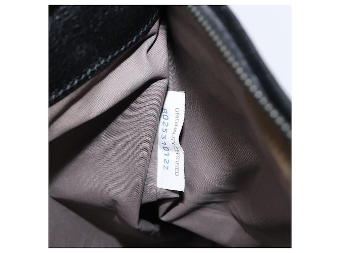 Borsa Boston BOTTEGA VENETA in pelle nera autentica bs37321 - vista 12