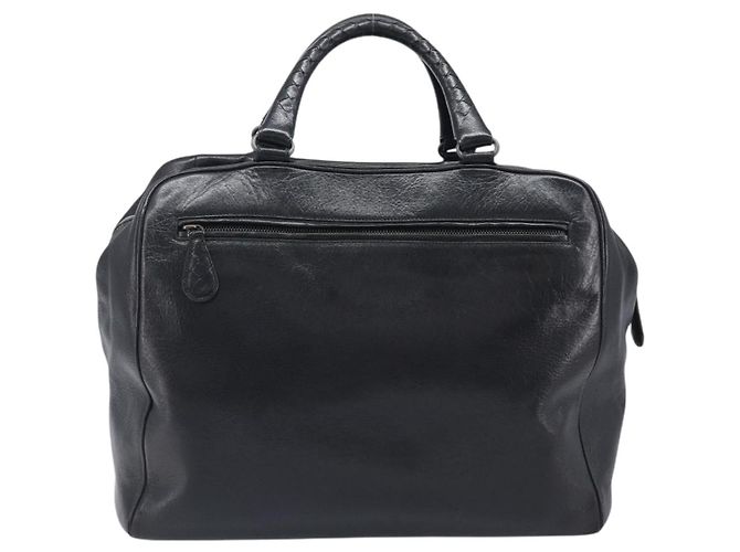 Borsa Boston BOTTEGA VENETA in pelle nera autentica bs37321 - vista 2