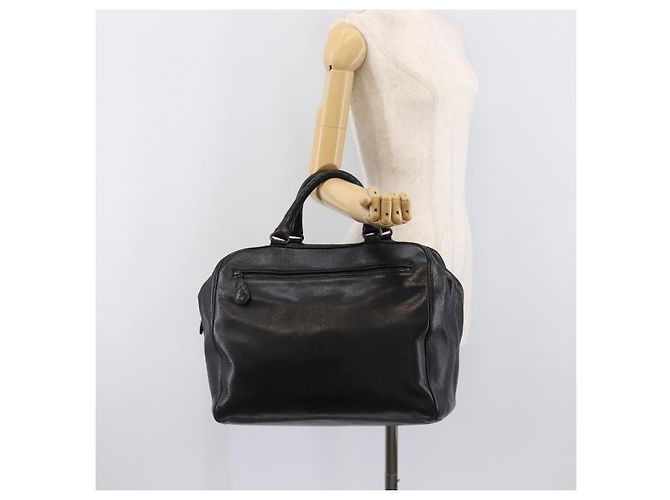 Borsa Boston BOTTEGA VENETA in pelle nera autentica bs37321 - vista 27