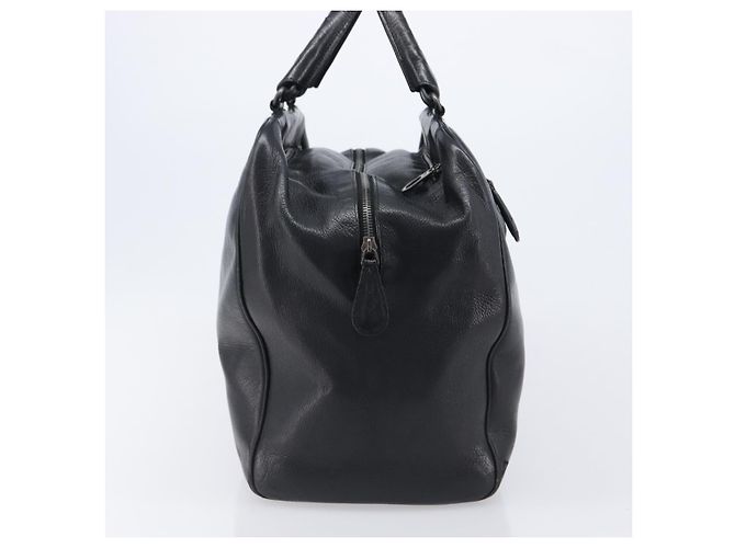 Borsa Boston BOTTEGA VENETA in pelle nera autentica bs37321 - vista 3