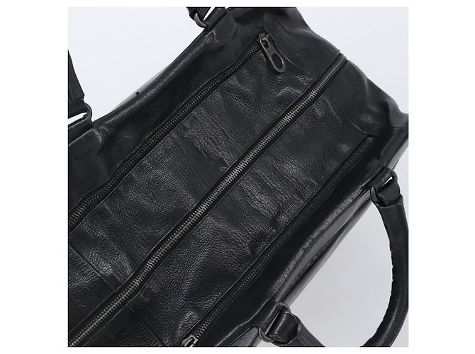 Borsa Boston BOTTEGA VENETA in pelle nera autentica bs37321 - vista 6