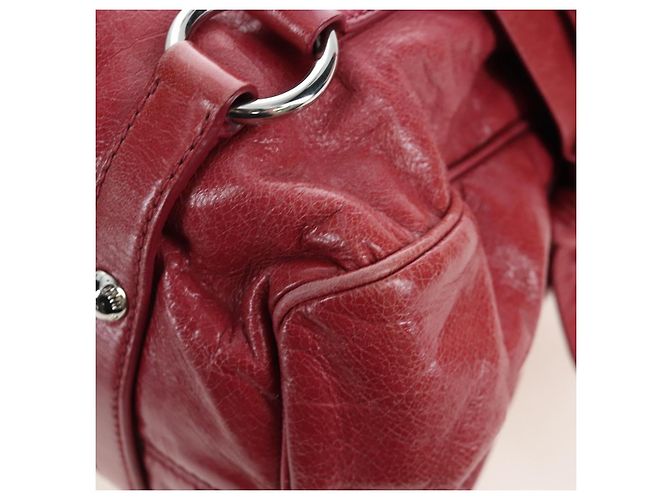 Borsa a mano Miu Miu con fiocco laterale in pelle 2way Rosa Argento RT0438 Auth am12761V - vista 18