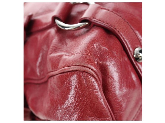 Borsa a mano Miu Miu con fiocco laterale in pelle 2way Rosa Argento RT0438 Auth am12761V - vista 19