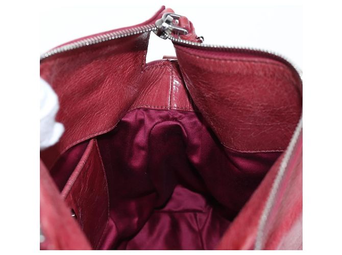 Borsa a mano Miu Miu con fiocco laterale in pelle 2way Rosa Argento RT0438 Auth am12761V - vista 25